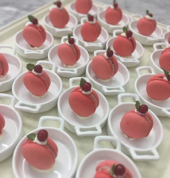 Macarons fragola e limone