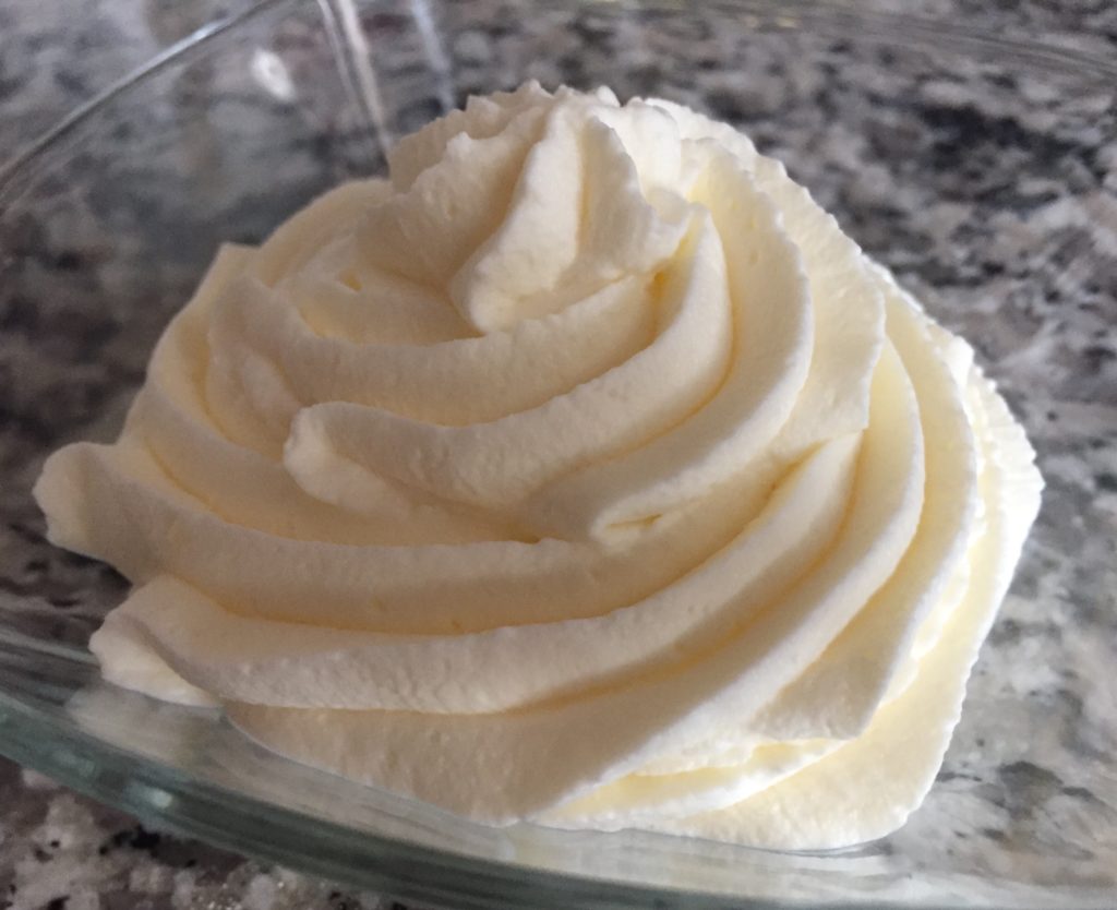 Qual'è la vera crema Chantilly?